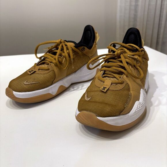 Nike Men\'s PG5 Wheat Low Top Lace Up Basketball Shoes‎ Sneakers US Size 7.5 main image 8